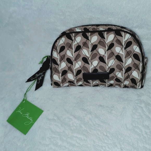 NWT Vera Bradley Zip Cosmetic Bundle Key West Vines - Picture 12 of 16